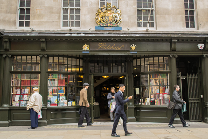 Hatchard’s Book Store on Piccadilly Street